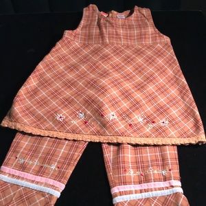 Two piece matching pants set